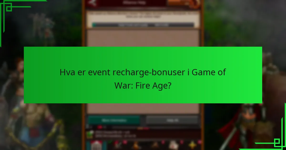 Hvilke event recharge-bonuser gir best verdi?